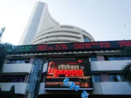 A general view of the Bombay Stock Exchange (BSE), after Sensex surpassed the 50,000 level for the first time, in Mumbai, India, January 21, 2021. REUTERS/Francis Mascarenhas/File Photo